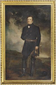 Portrait Of Lord Fitzroy James Henry Somerset by Frederick Clarke