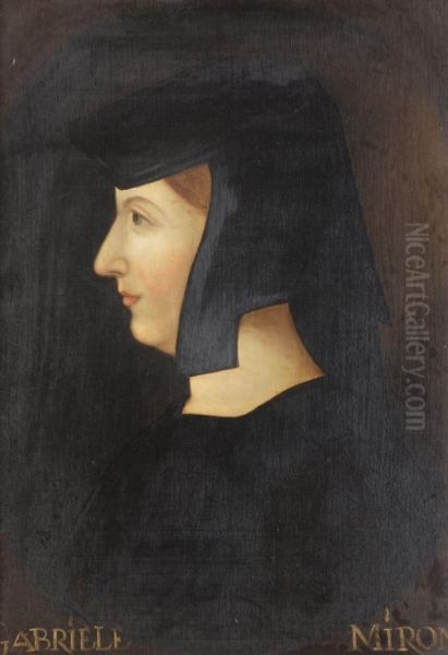 Portrait Of A Lady In Profile - view 1