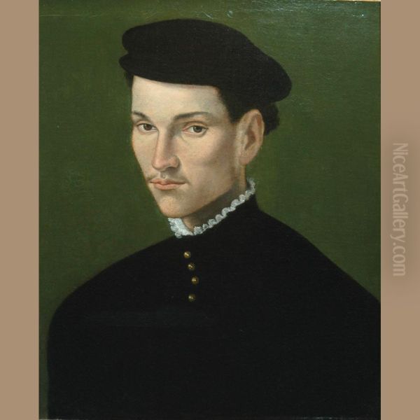 Young Man In Black - view 1