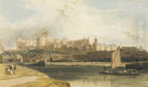 Windsor Castle From The Brocas Meadow