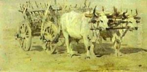 Cart For The Wounded 1877 by Vasili Vasilyevich Vereshchagin
