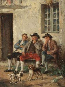 Gesprek Voor De Herberg. Gesprek Voor De Herberg.