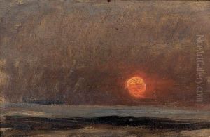 Soleil Couchant Sur La Mer