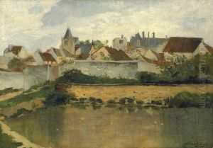 Le Village, Auvers-sur-oise by Charles-Francois Daubigny
