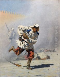 Mortally Wounded 1873 by Vasili Vasilyevich Vereshchagin