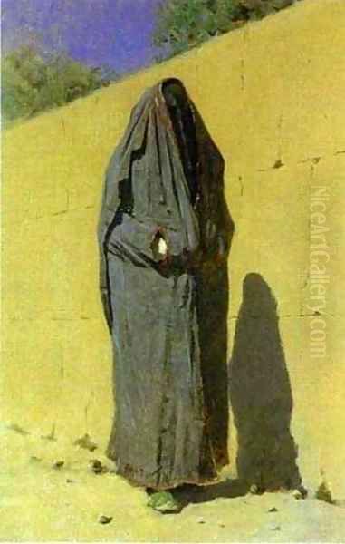 Uzbek Woman In Tashkent 1873 - view 1