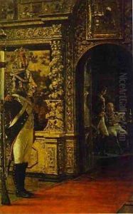 Marshal Davout In The Chudovo Convent 1900 by Vasili Vasilyevich Vereshchagin