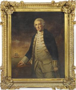 Portrait Of Admiral Of The Fleet The Hon by Nicholas Farrer