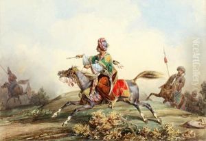 Turkish Riders by Noel-Dieudonne Finart