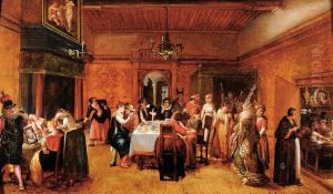 Le Jeune Et Son Atelier by Hieronymus II Francken