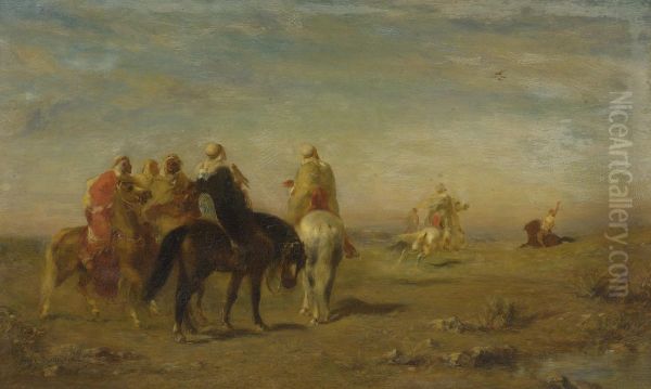 Arabs On Horseback - view 1