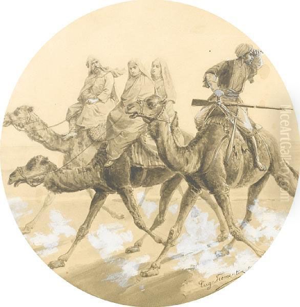 An Arab Caravan - view 1