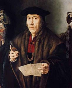 Portrait of a Man, possibly Judge John More, father of Sir Thomas More 1478-1535