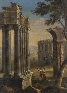 Capriccio Of Ruins by Norbert Joseph Carl Grund