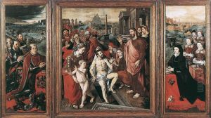 Triptych of the Micault Family by Jan Cornelisz Vermeyen