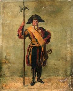 < Portrait D'un Garde Suisse >. < Portrait D'un Garde Suisse >.