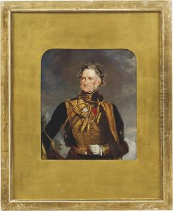 Portrait Of General Henry Lygon by Sir George Hayter