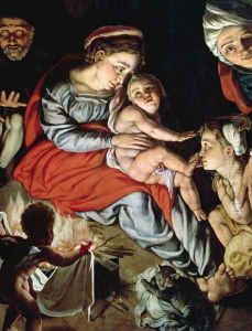 The Holy Family around a Fire, c.1532-33 2