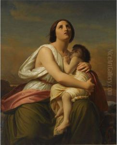 A Mother And Child by Christian Kohler