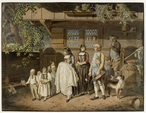 Die Hochzeit Im Canton Bern by Franz Niklaus Konig