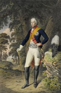 Full Length Portrait Of King Friedrich Wilhelm Iii Of Prussia In Officer's Uniform by Franz Niklaus Konig