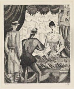 Le Tir Forain by Jean Emile Laboureur