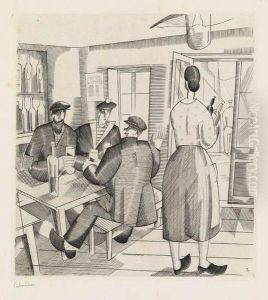 Cabaret Vendeen by Jean Emile Laboureur