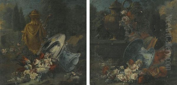 Two Floral Still Lifes - view 1