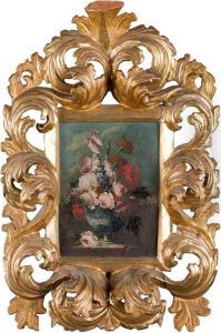 Nature Morte Con Vaso Fiorito by Francesco Lavagna