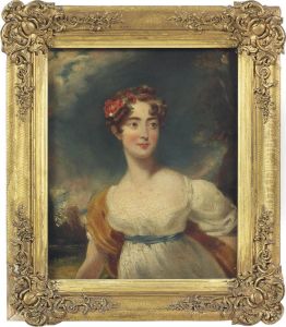 Portrait Of Lady Emily Harriet Wellesley-pole by Sir Thomas Lawrence