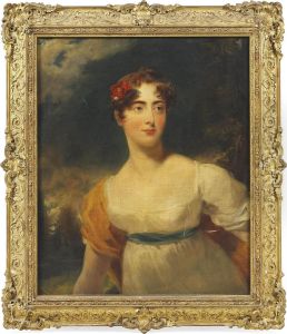 Portrait Of Lady Emily Harriet Wellesley-pole by Sir Thomas Lawrence