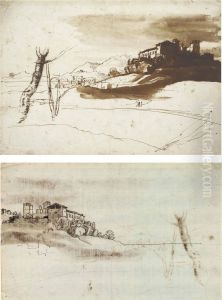 Paysage Avec Une Ferme