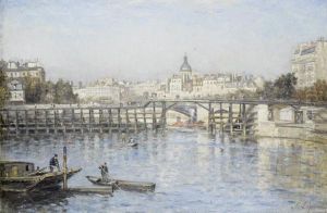 Paris. La Seine Au Pont De L'estacade Paris. La Seine Au Pont De L'estacade