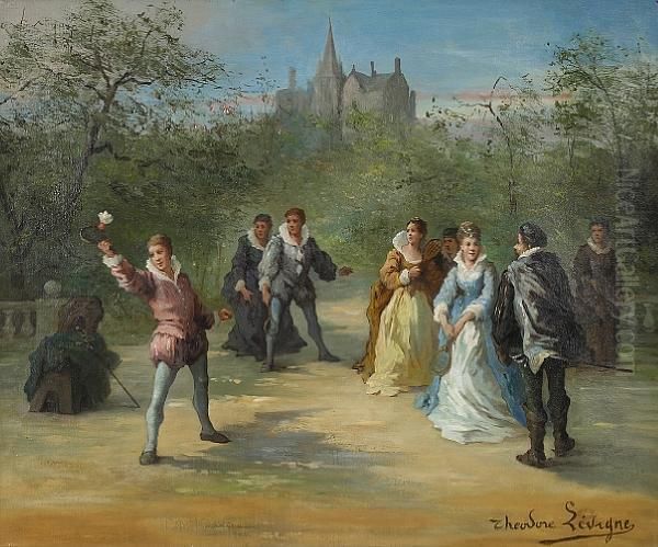 A Game Of Badminton - view 1