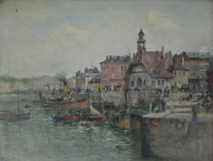 La Poissonnerie, Dieppe by Maurice Levis