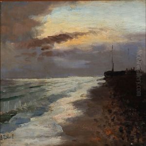 A Sunny Afternoon At A Coast by Holger Peter Svane Lubbers