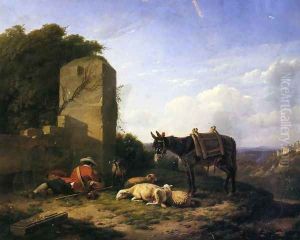 Shepherd's Rest by Eugene Verboeckhoven