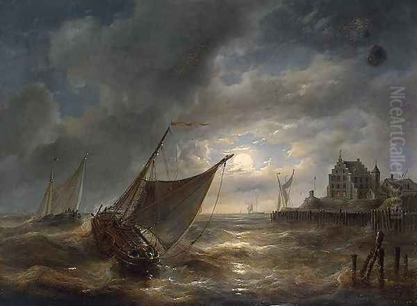 The Harbour by Night - view 1