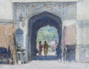 An Indian Gateway by Mortimer Luddington Mempes