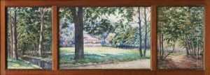Vue Du Bois De Vincennes. by Jules Eugene Pages