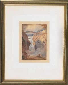 Spectators At A Falls by William Purser