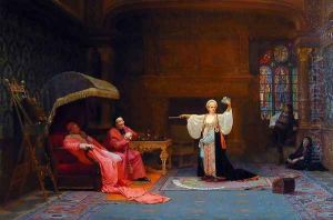 The Fortune Teller by Jehan Georges Vibert
