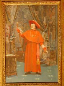 Cardinal Reading A Letter by Jehan Georges Vibert