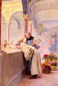 Un Scandale (A Scandal) by Jehan Georges Vibert