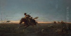 Pony Express by Jules Emile Saintin