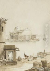 The Fort Of St Angelo, Valletta, Malta by Johann Schranz