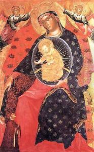 Madonna and Child with two Votaries c. 1325