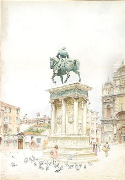Monument Before The Scuola Grande De San Giovannievangelista - view 1