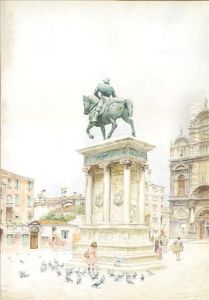 Monument Before The Scuola Grande De San Giovannievangelista