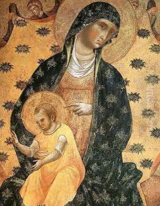 Doge Francesco Dandolo and his Wife Presented to the Madonna (detail) 1339